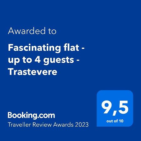 Fascinating Flat - Up To 4 Guests - Trastevere ローマ エクステリア 写真